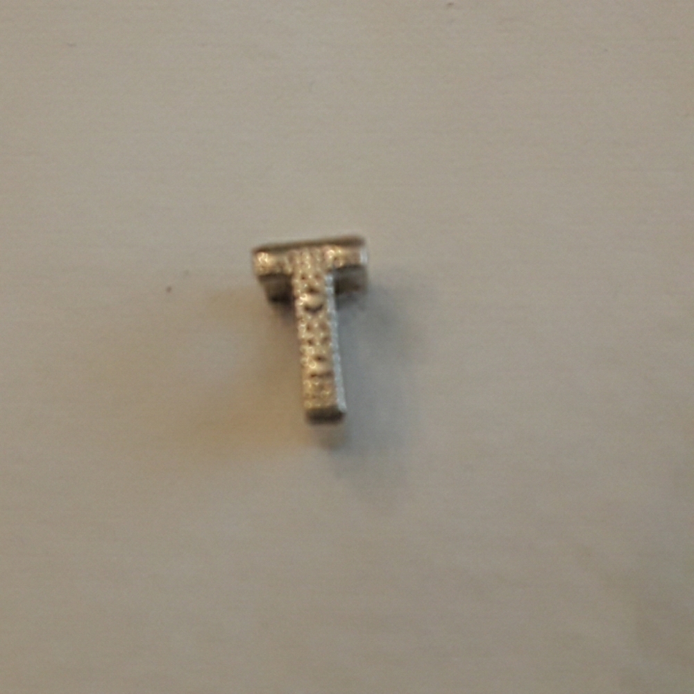 Pandora vintage T charm   925 ALE